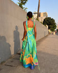 Printed Tube Dress