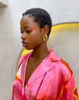 Silk Pj Top