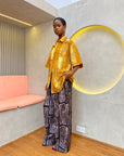 ADIRE BEADED SHIRT