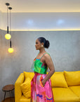Silk Cropped Boxy Top