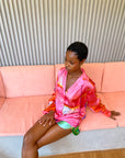 Silk Pj Top
