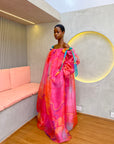 Organza Drop Shoulder Dress