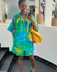 Printed Short Set