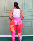 Printed Straight Pants