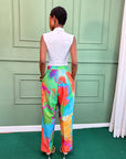 Printed Straight Pants