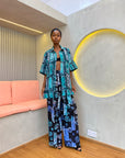 ADIRE BEADED SHIRT