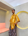 ADIRE BEADED SHIRT