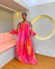 Organza Drop Shoulder Dress