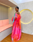 Organza Drop Shoulder Dress