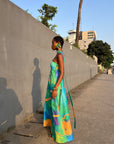 Printed Tube Dress