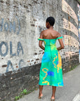 Printed Midi Dress