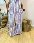 Aso Oke Tie Rope Top