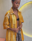 ADIRE BEADED SHIRT