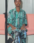 ADIRE BEADED SHIRT