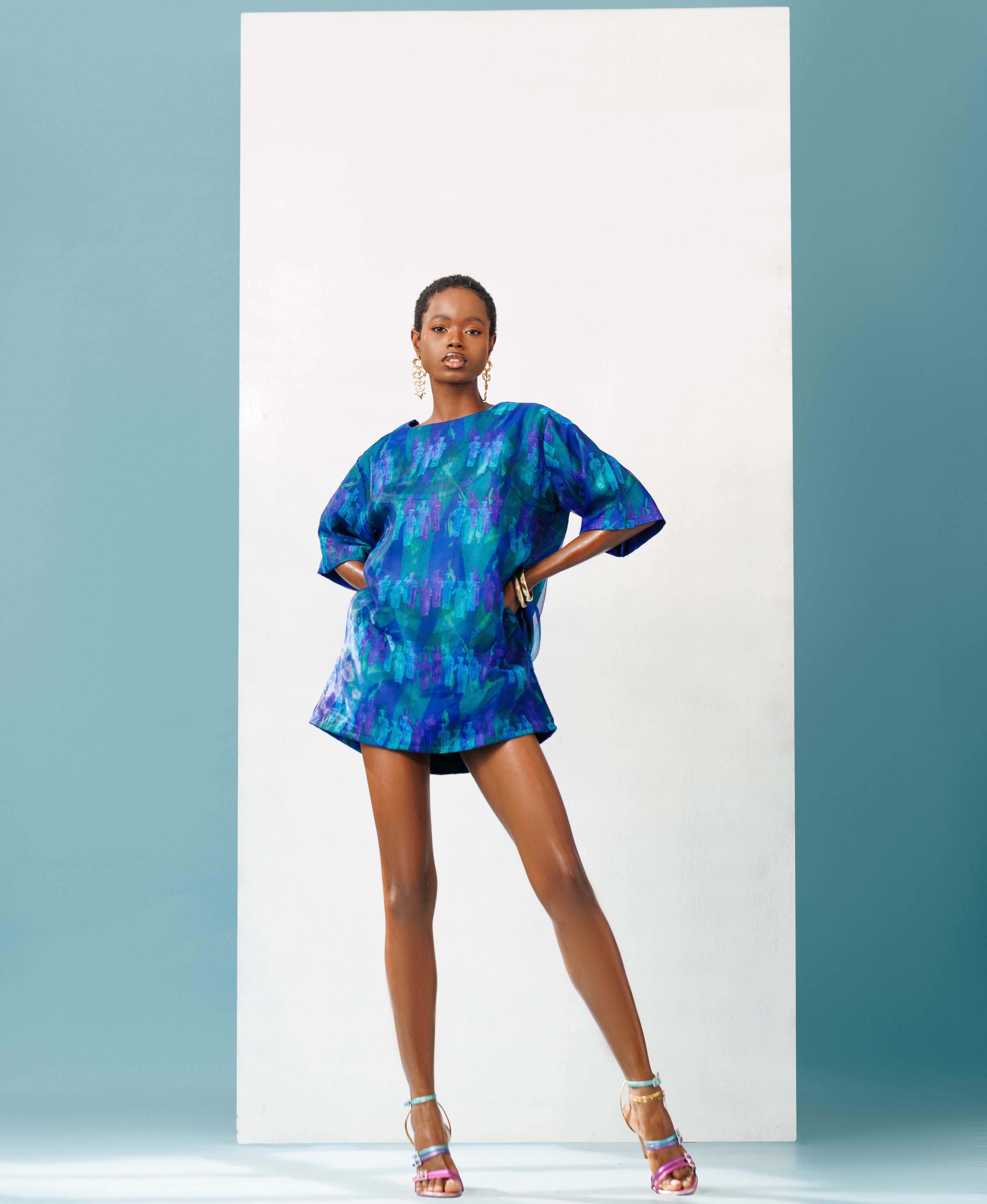 Organza Boxy Dress