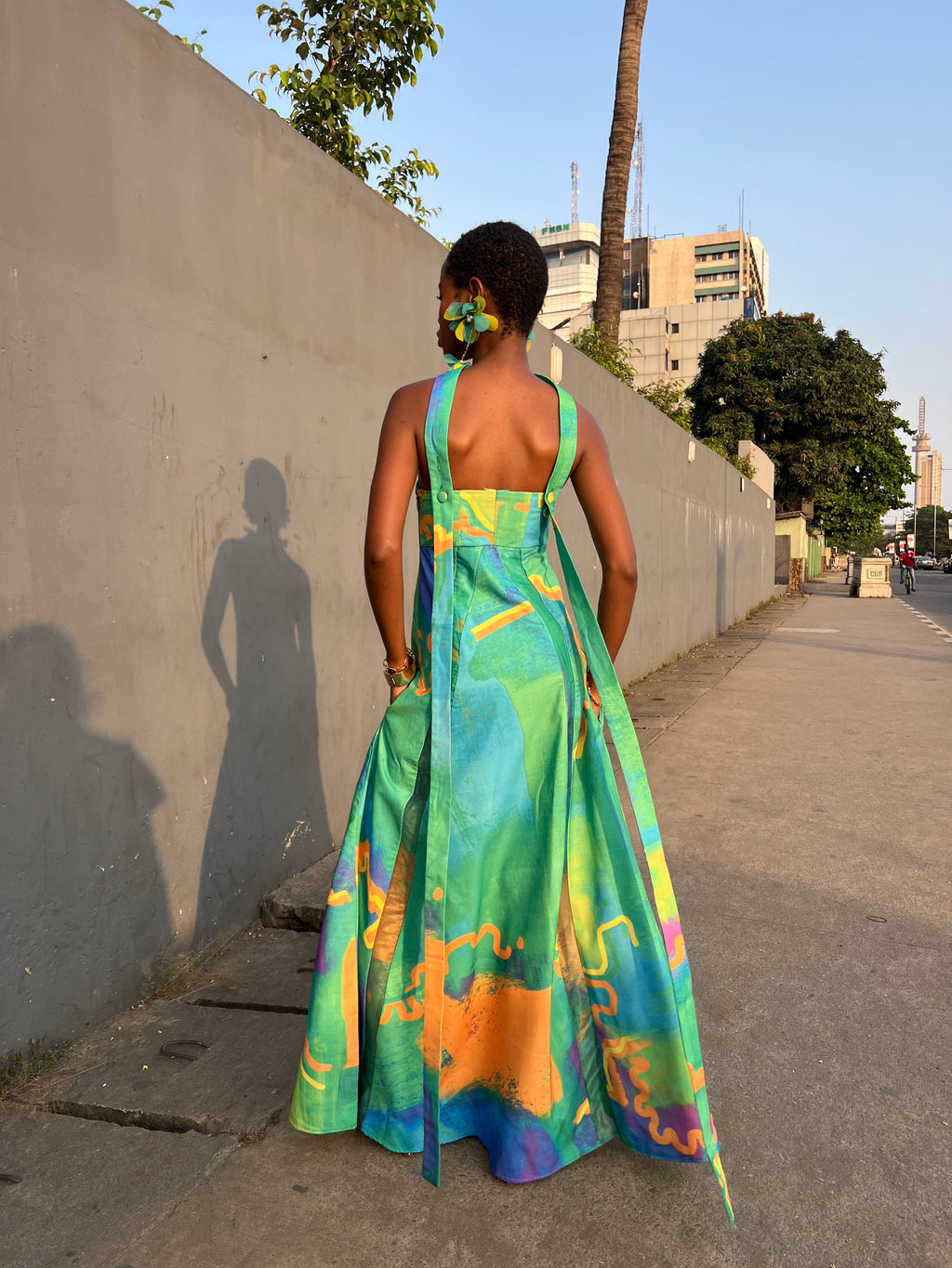 Printed Tube Dress