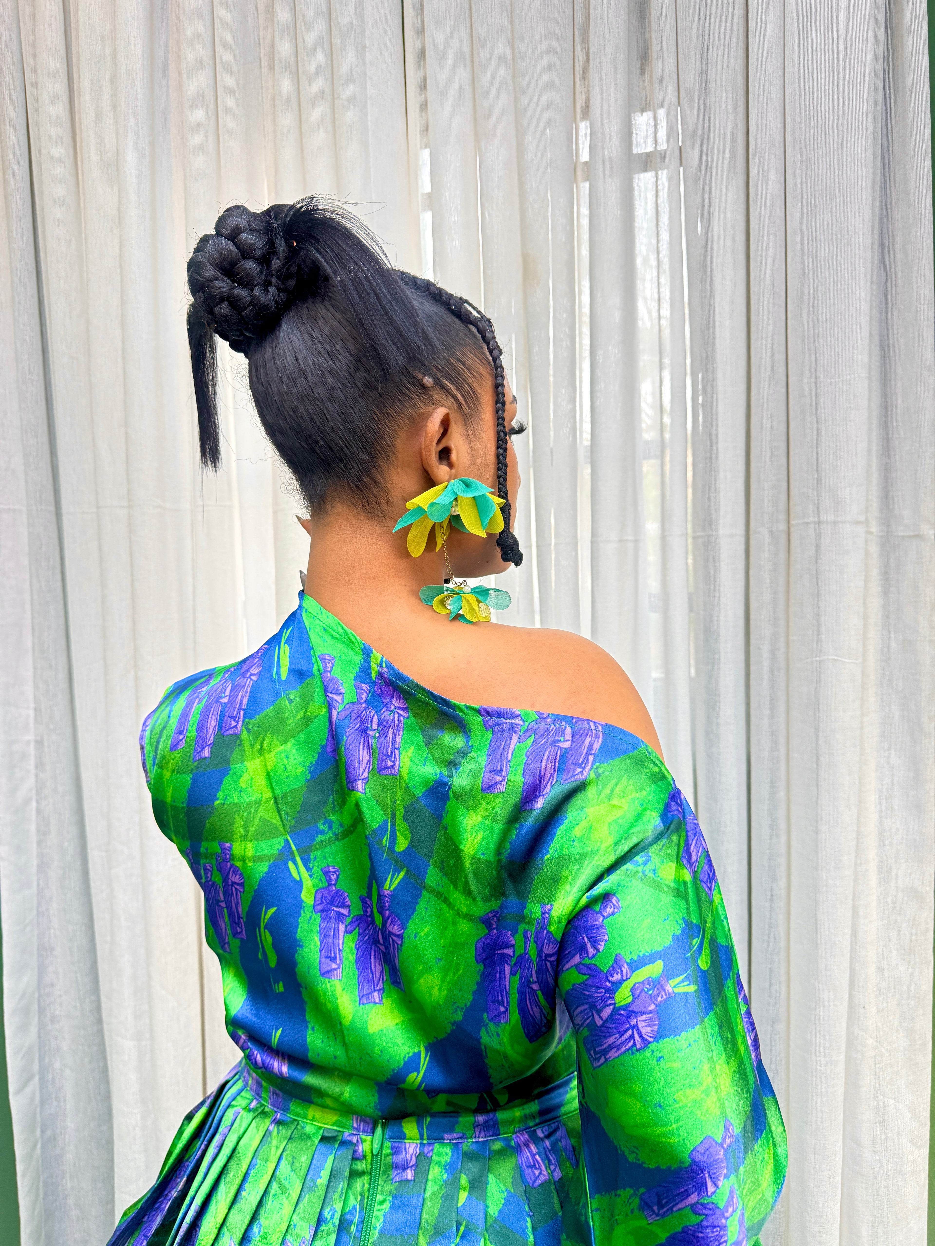 Silk One Drop Shoulder Top