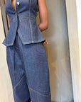 Denim Waist Coat