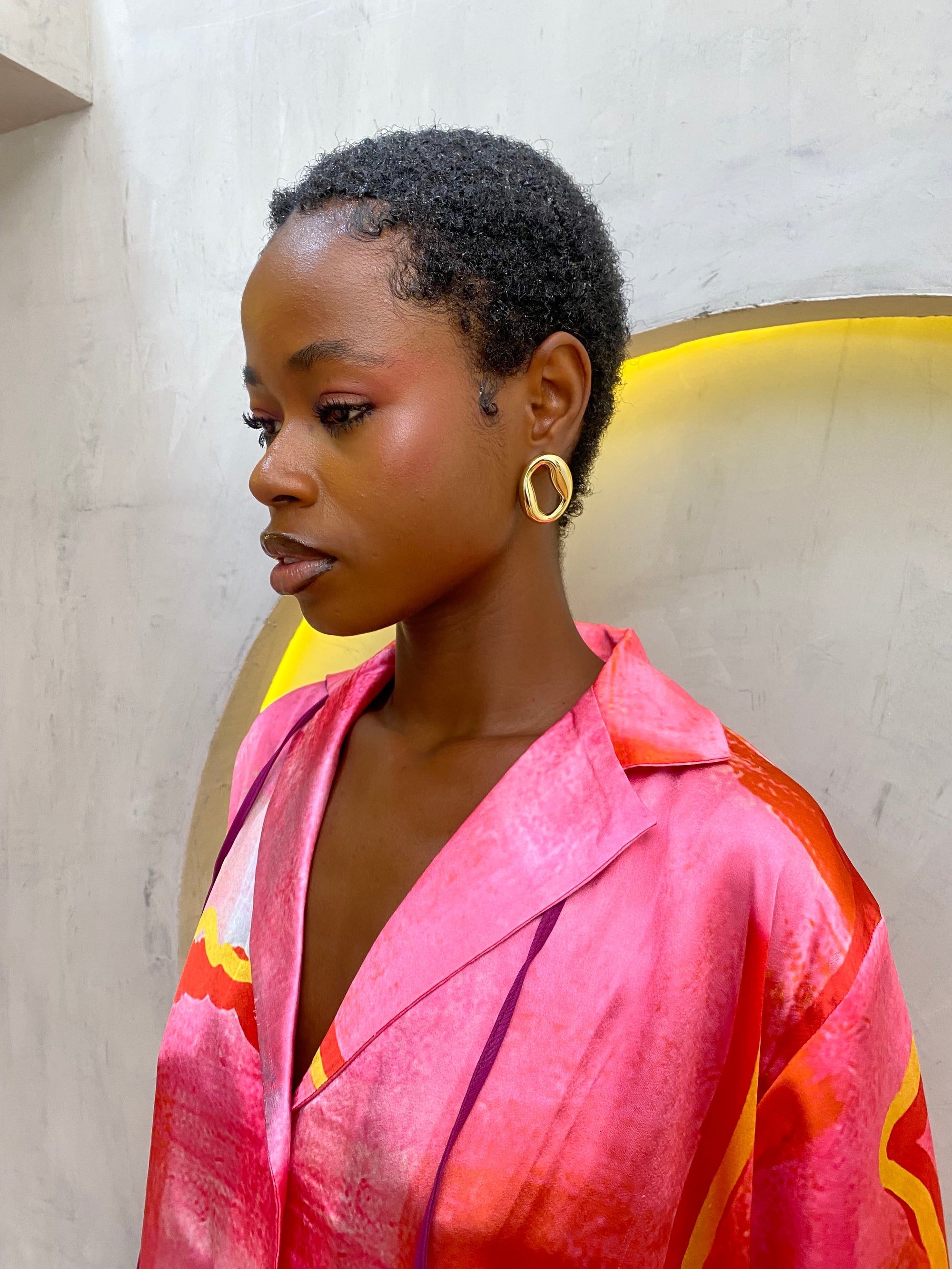 Silk Pj Top