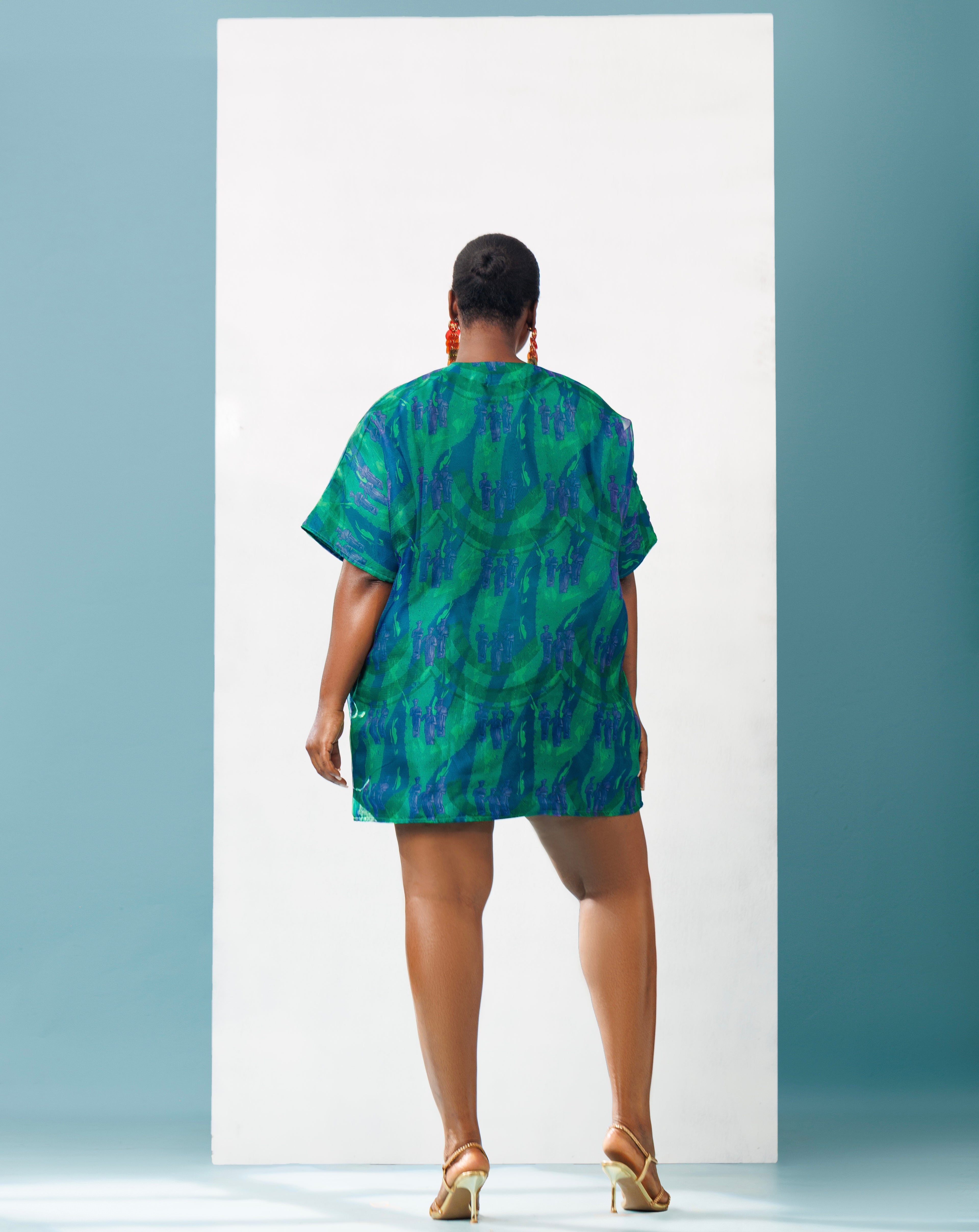 Organza Boxy Dress
