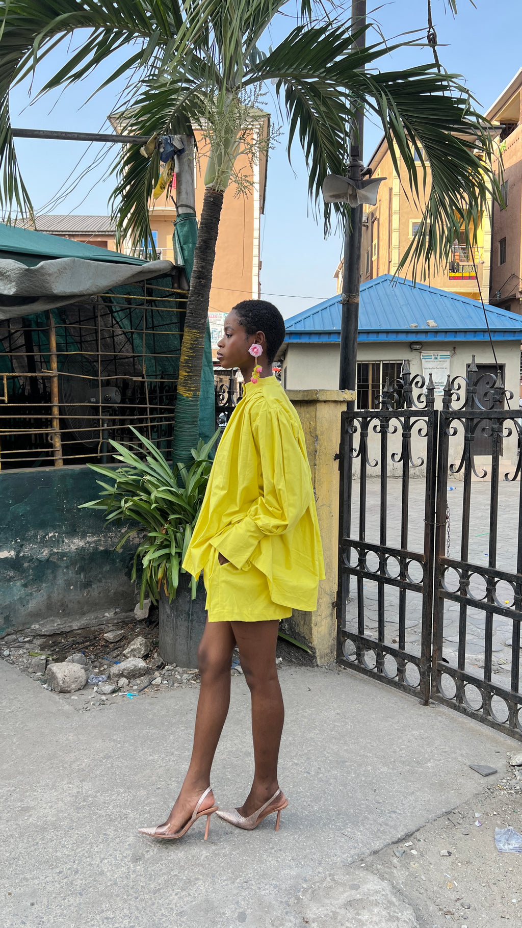 Yellow Short set