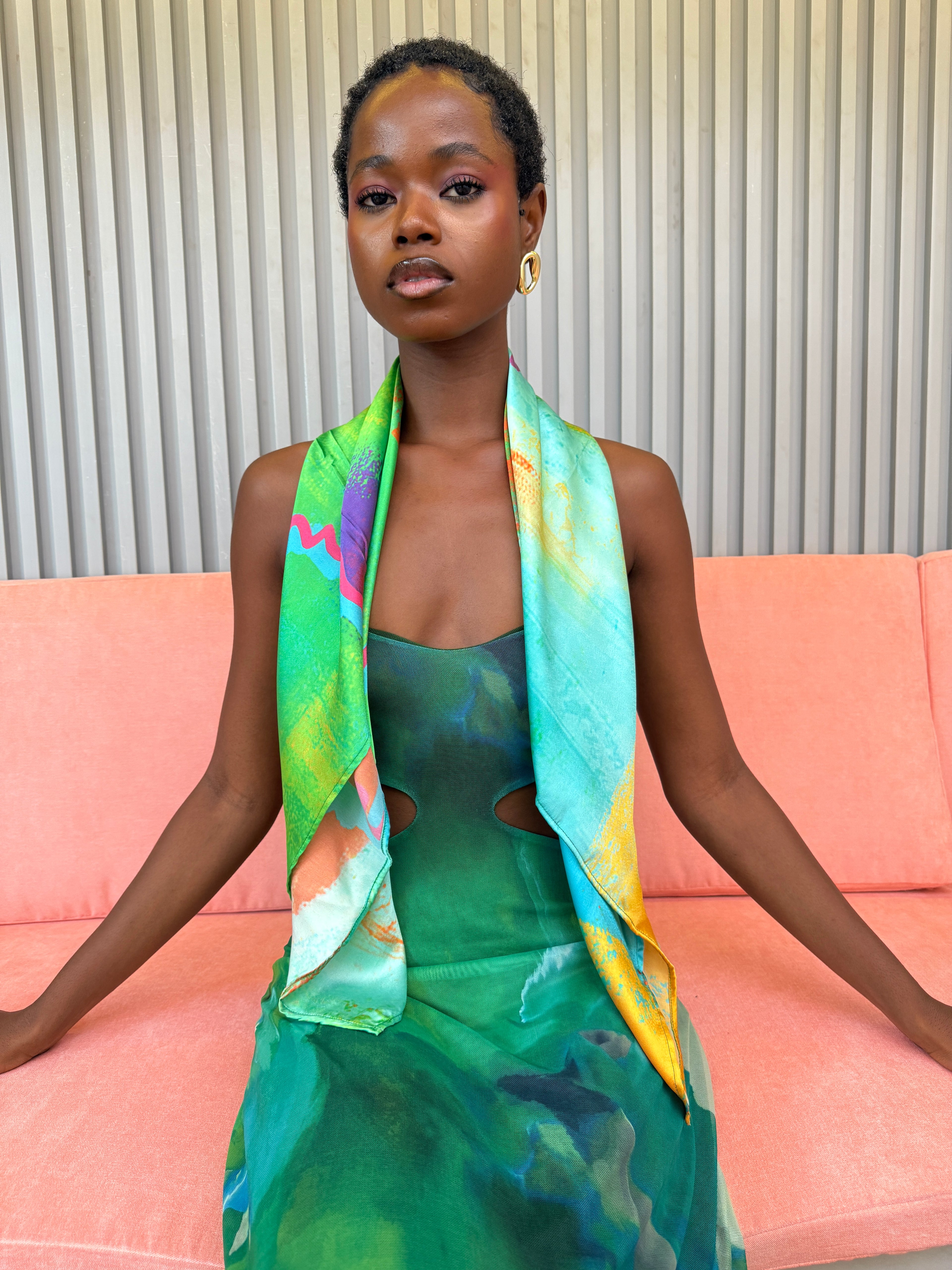 ISALEEKO SILK SCARF