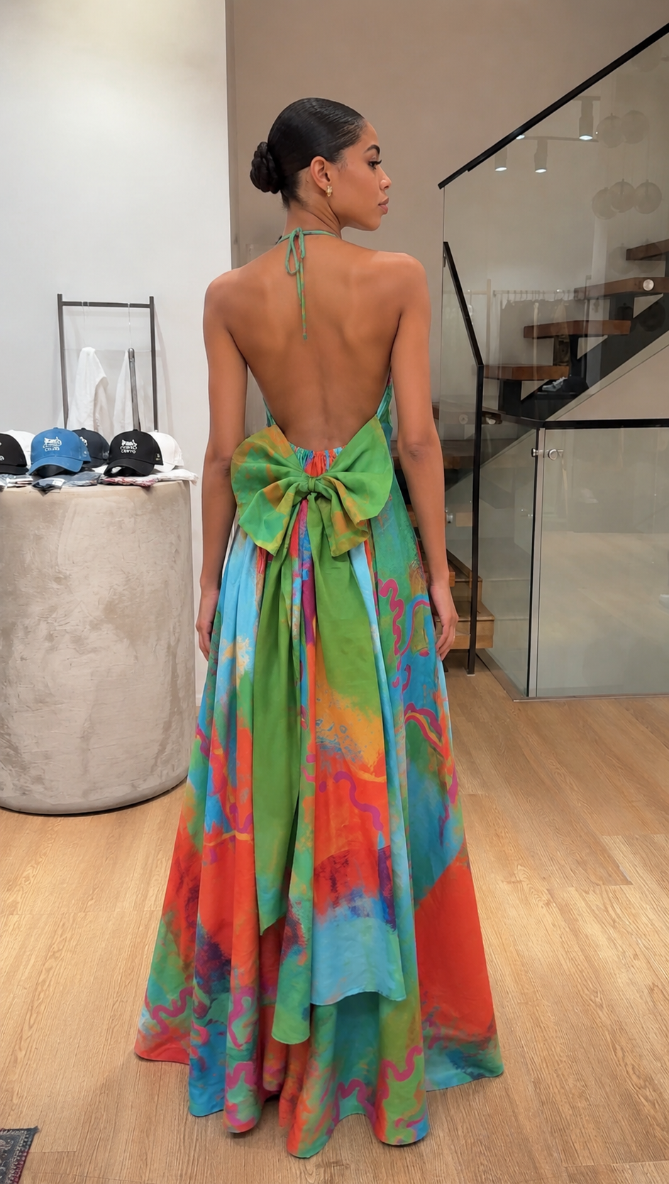 Backless Bow Dress