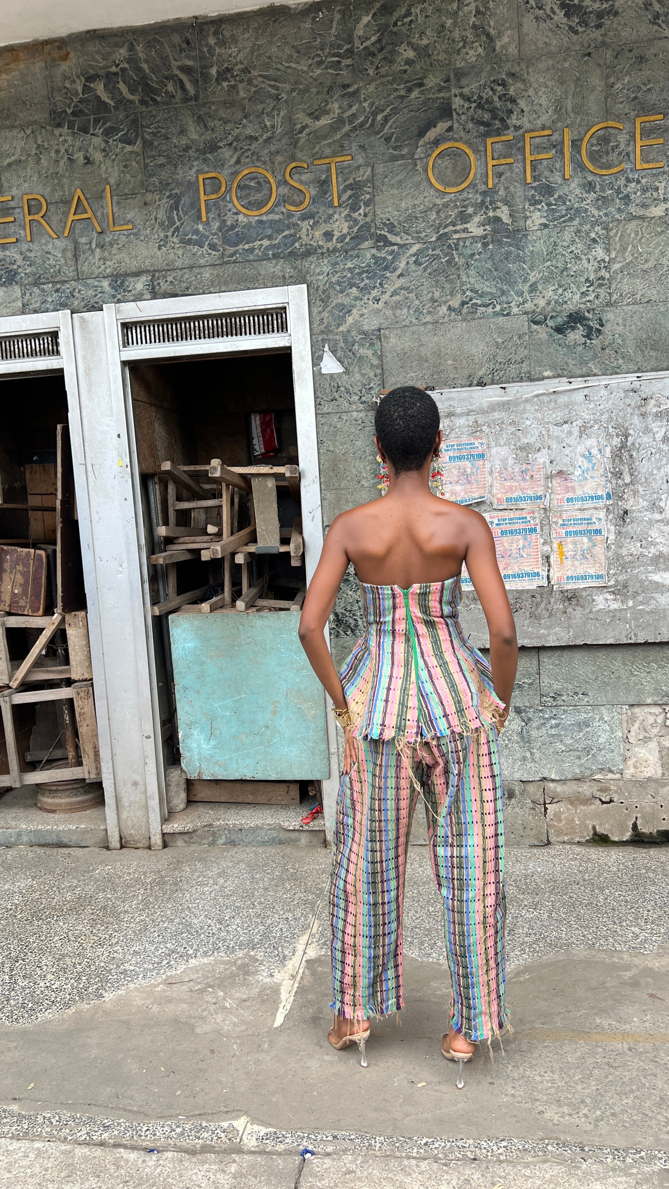 Aso Oke Bustier