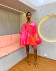 Organza full Top with Drawstrings