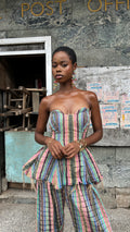 Aso Oke Bustier