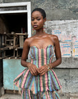 Aso Oke Bustier