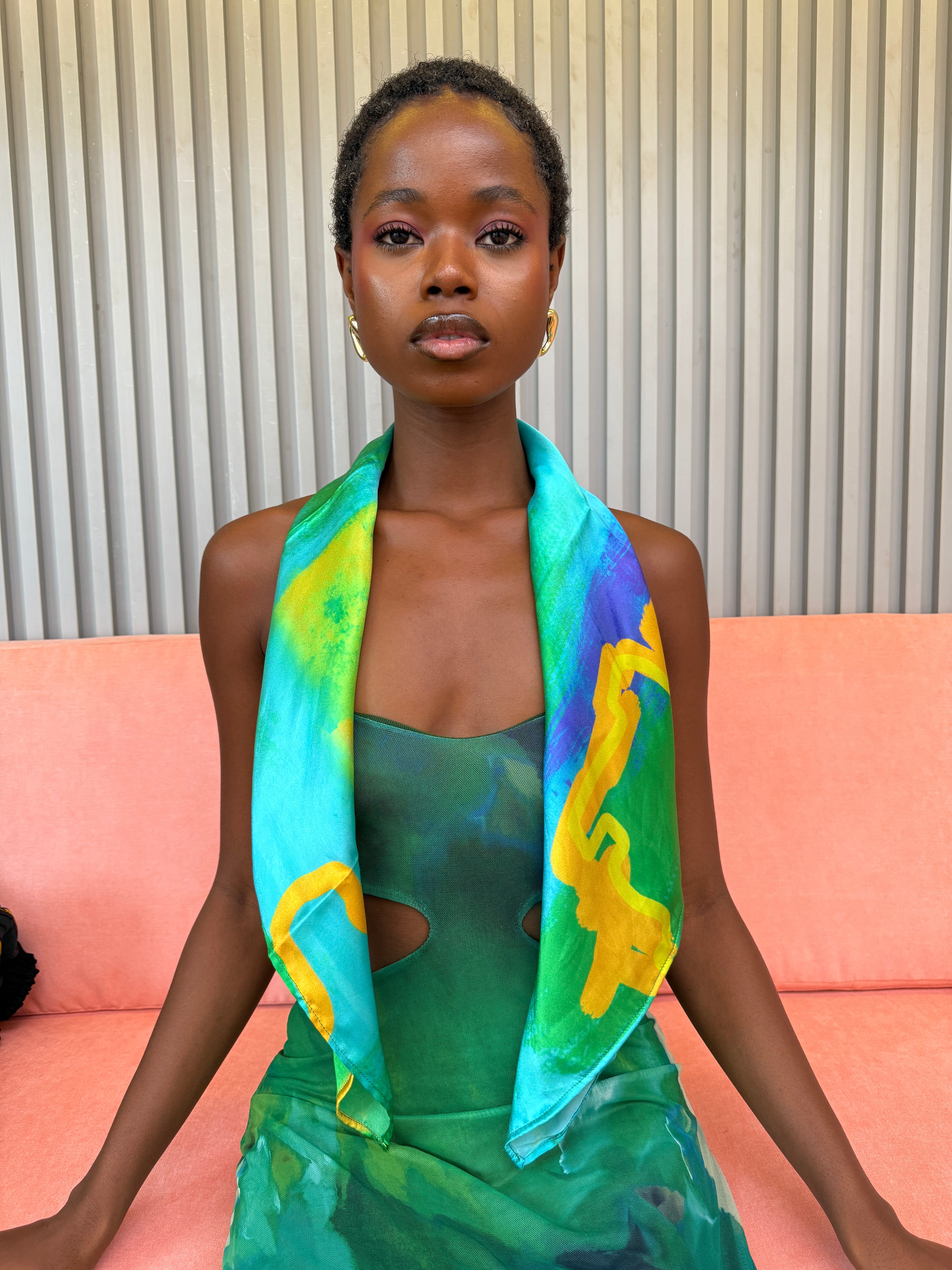ISALEEKO SILK SCARF