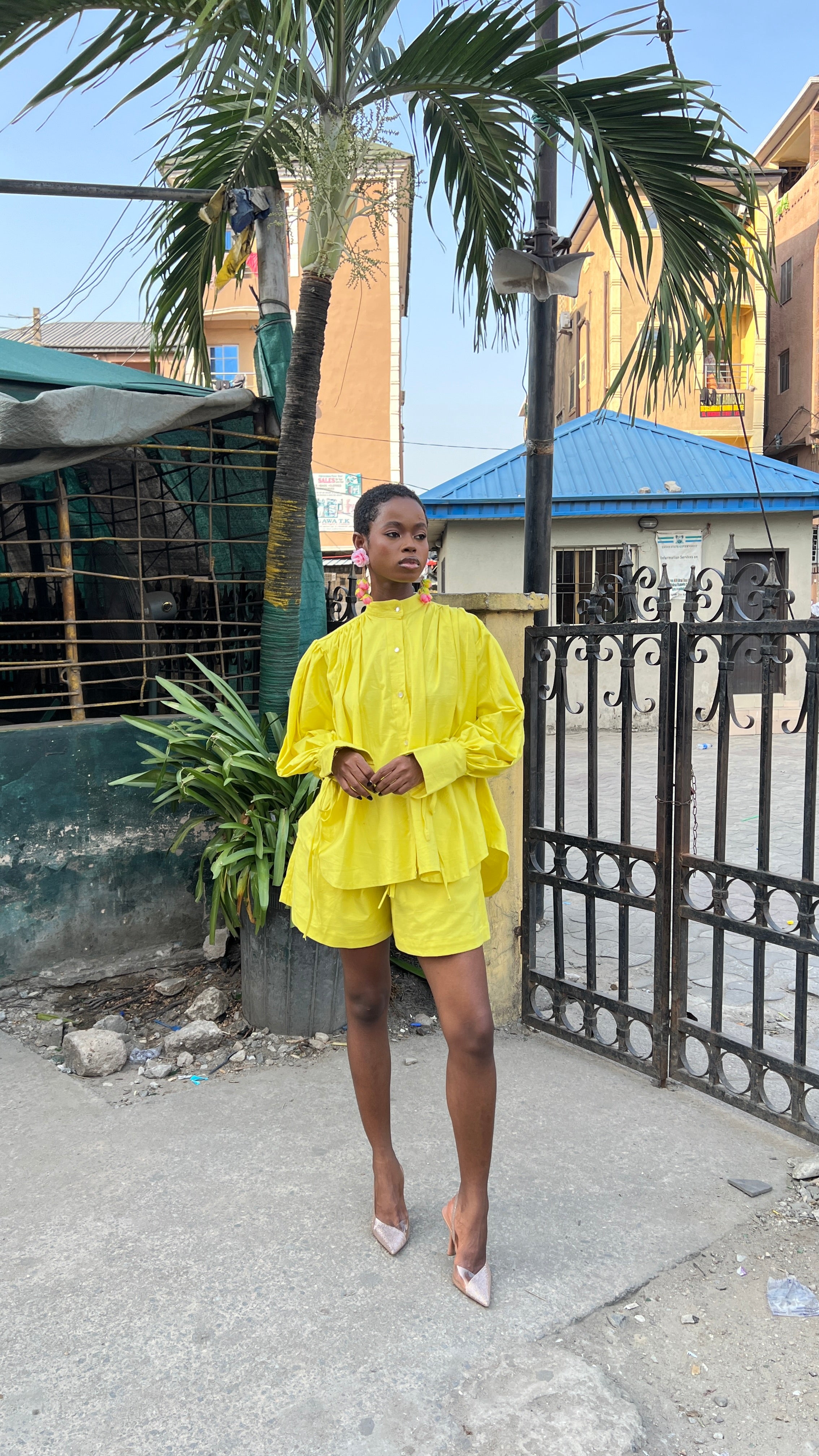 Yellow Short set
