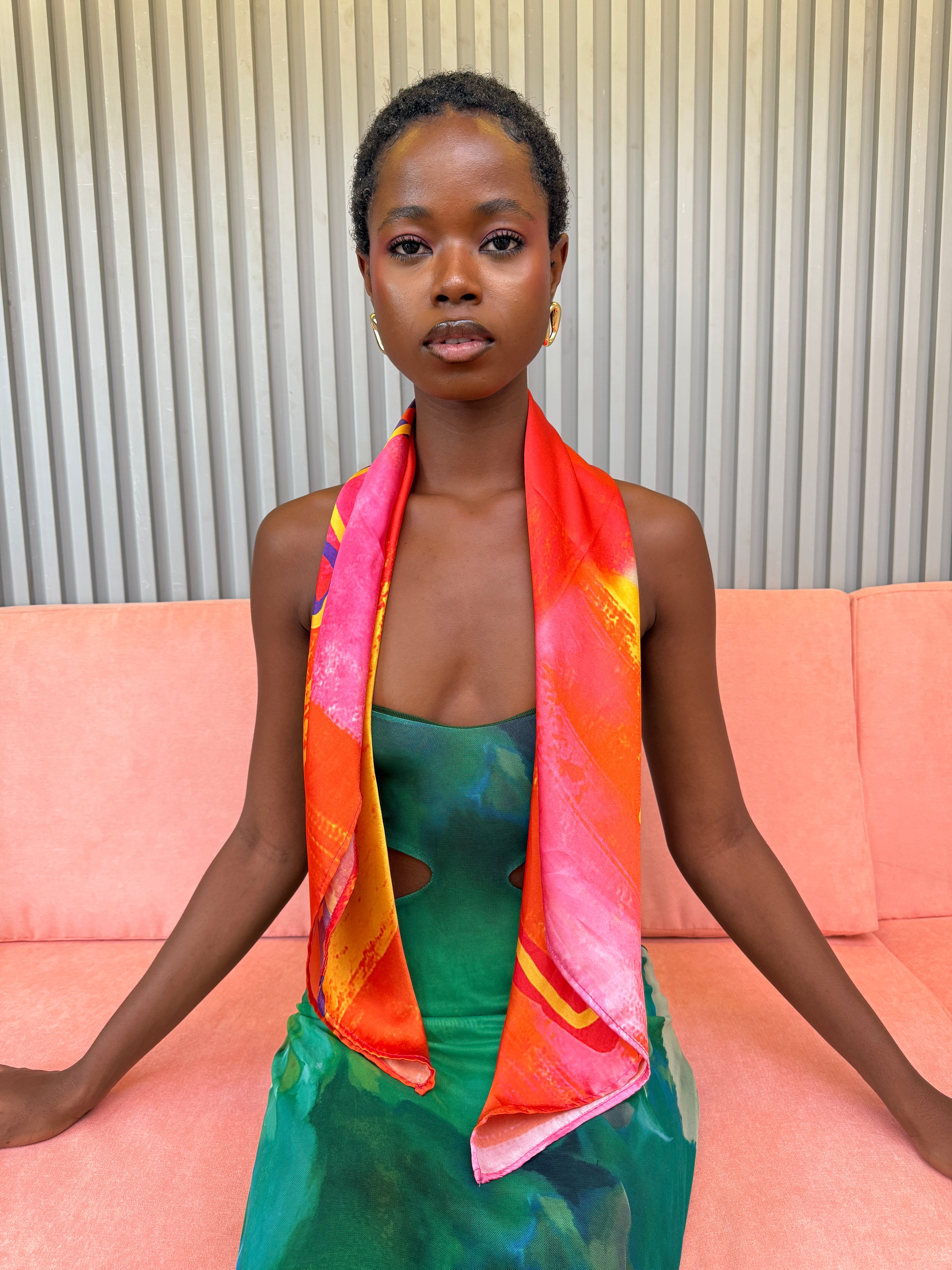 ISALEEKO SILK SCARF