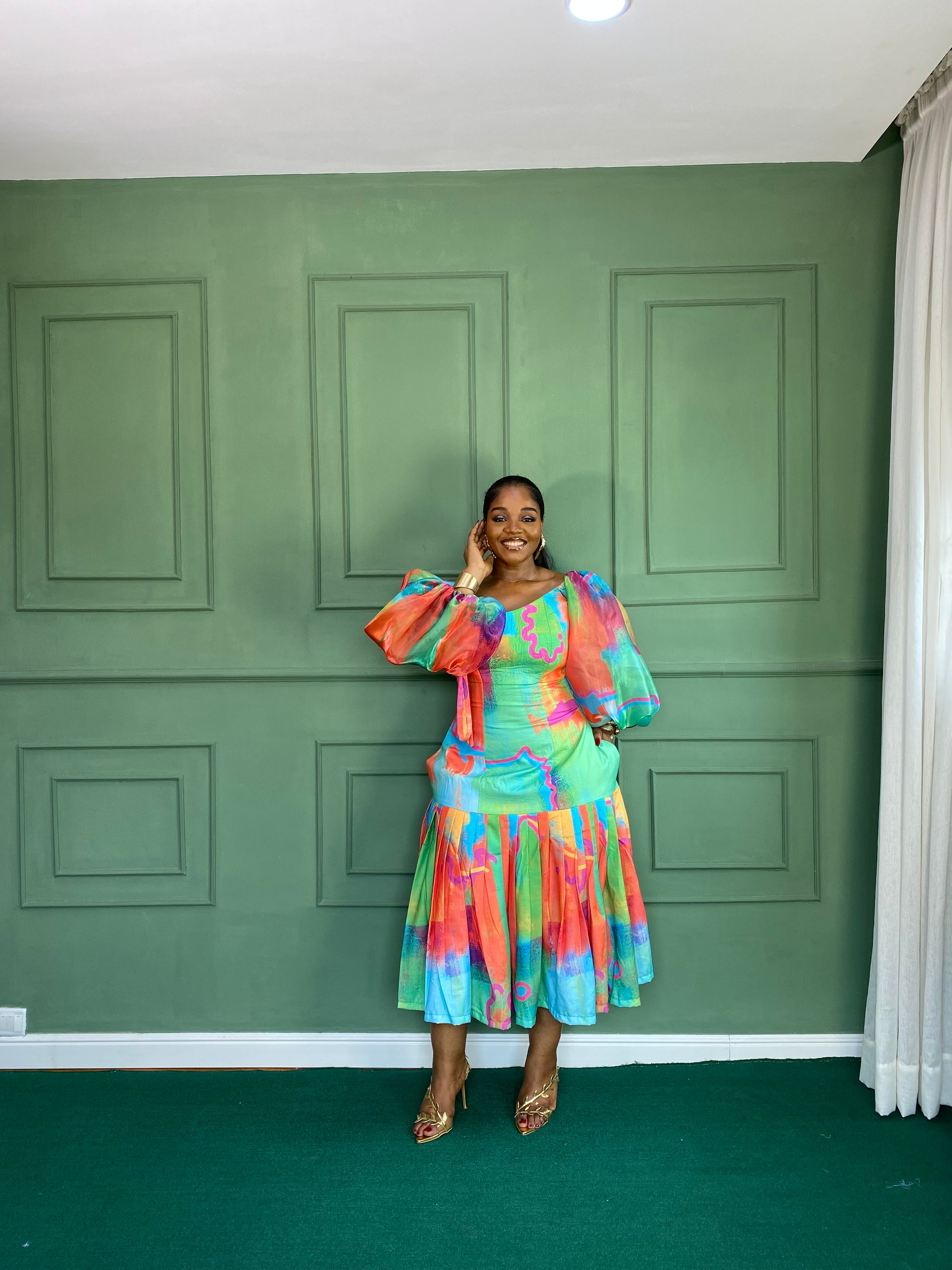 Drop Shoulder Dress