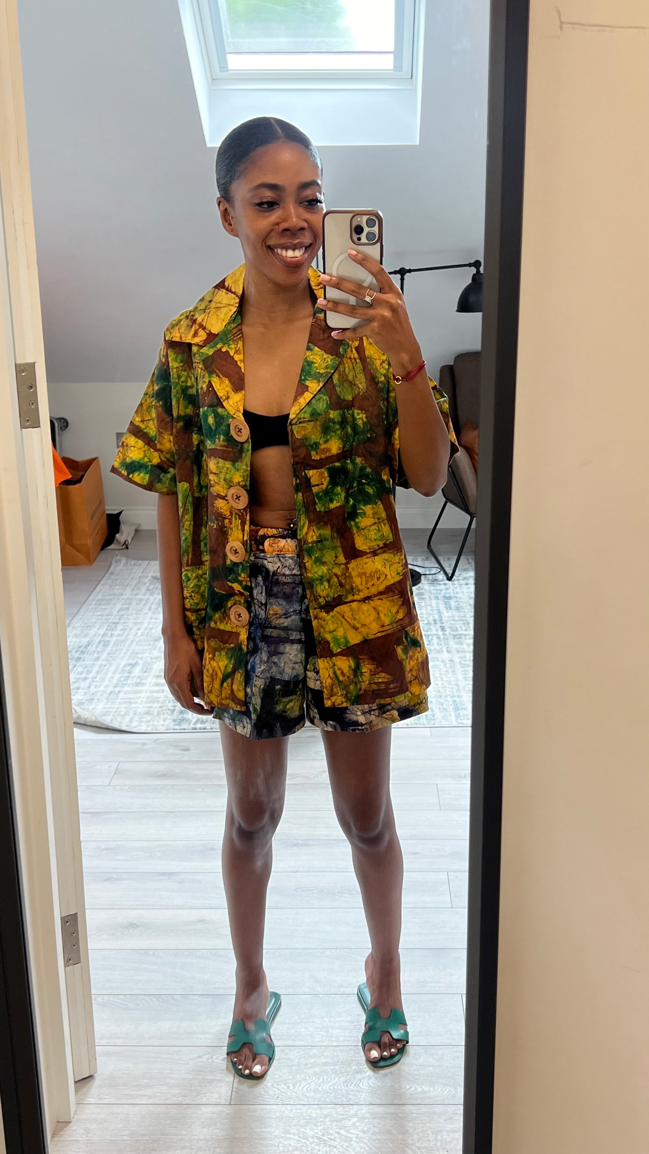 Adire Short Set