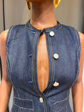 Denim Waist Coat