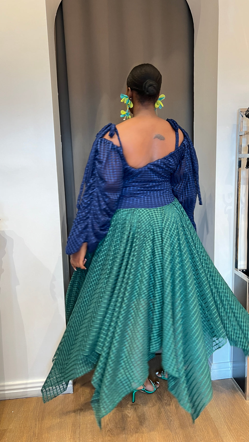Asymmetrical dress