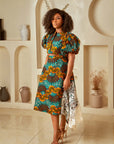 Ankara Zippered Skirt Set