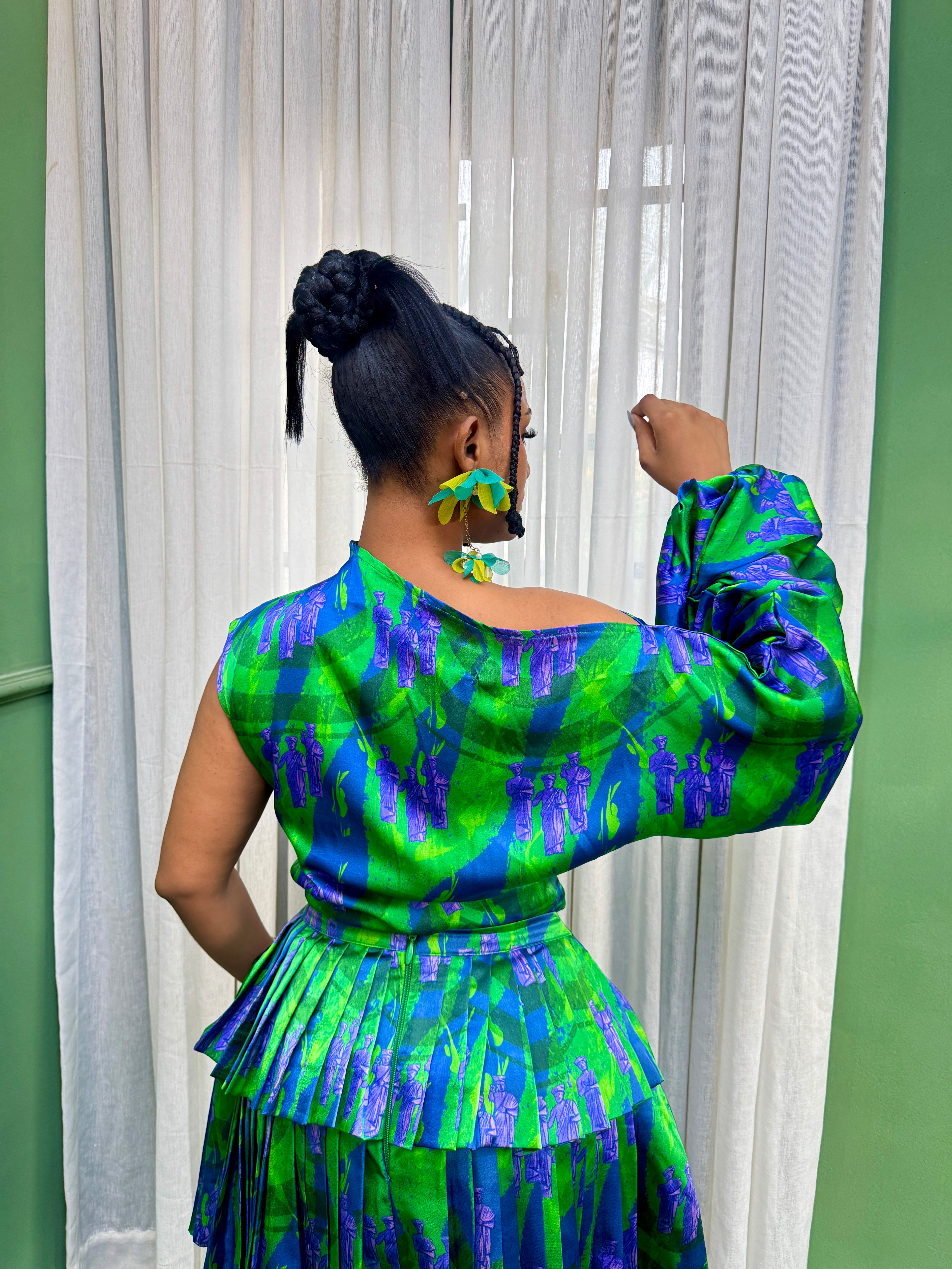 Silk One Drop Shoulder Top
