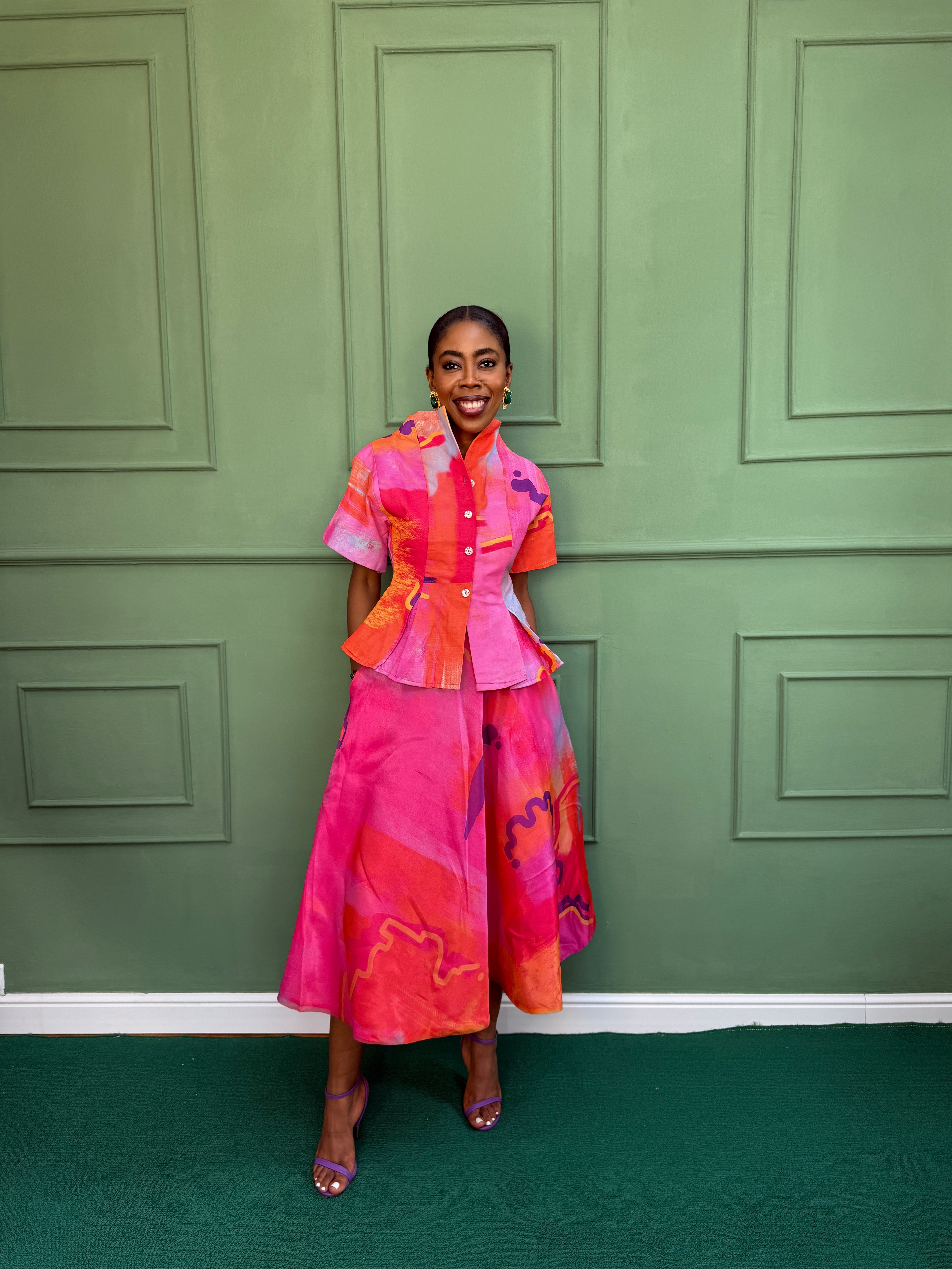 Organza Flared Skirt