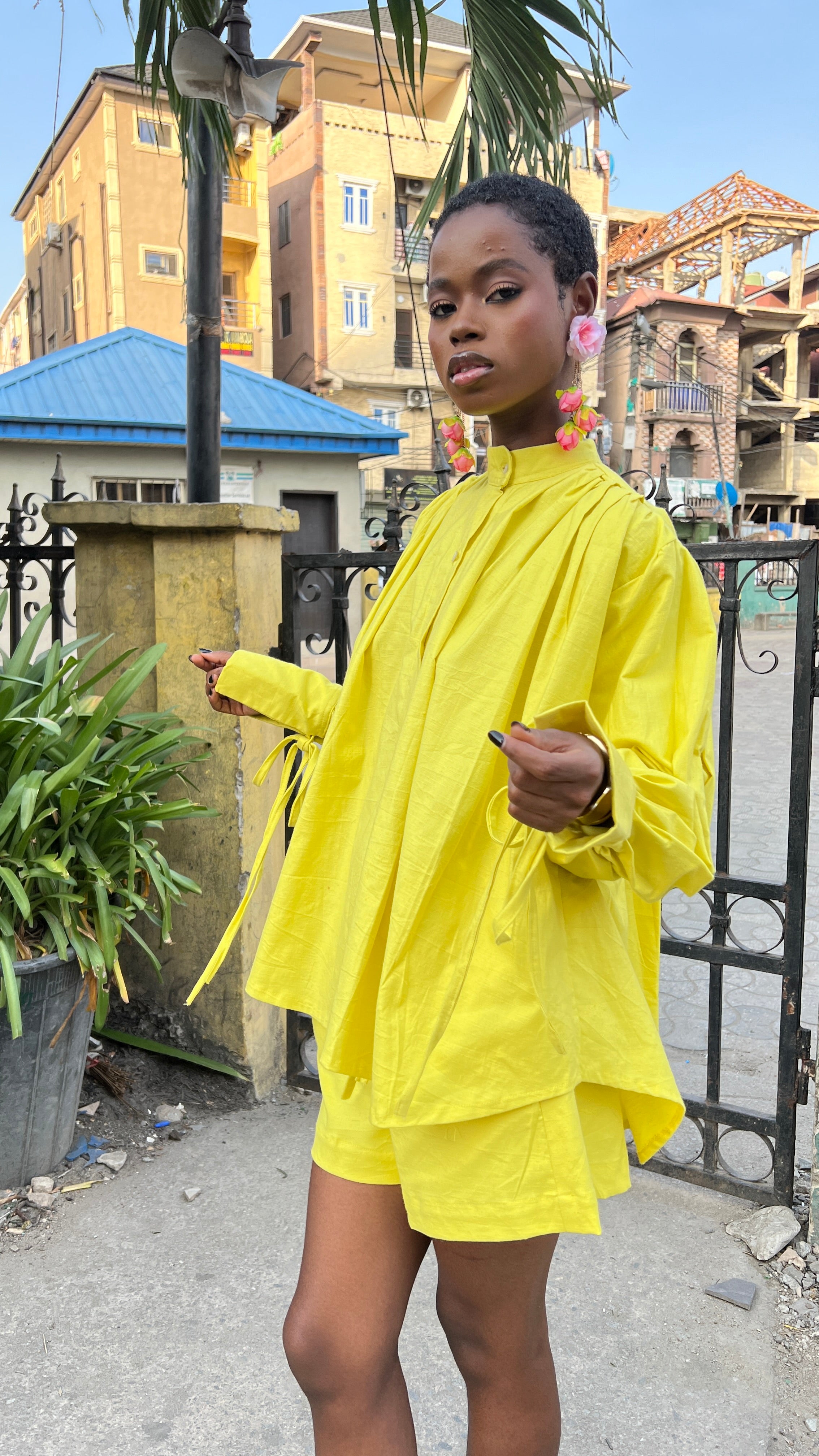 Yellow Short set