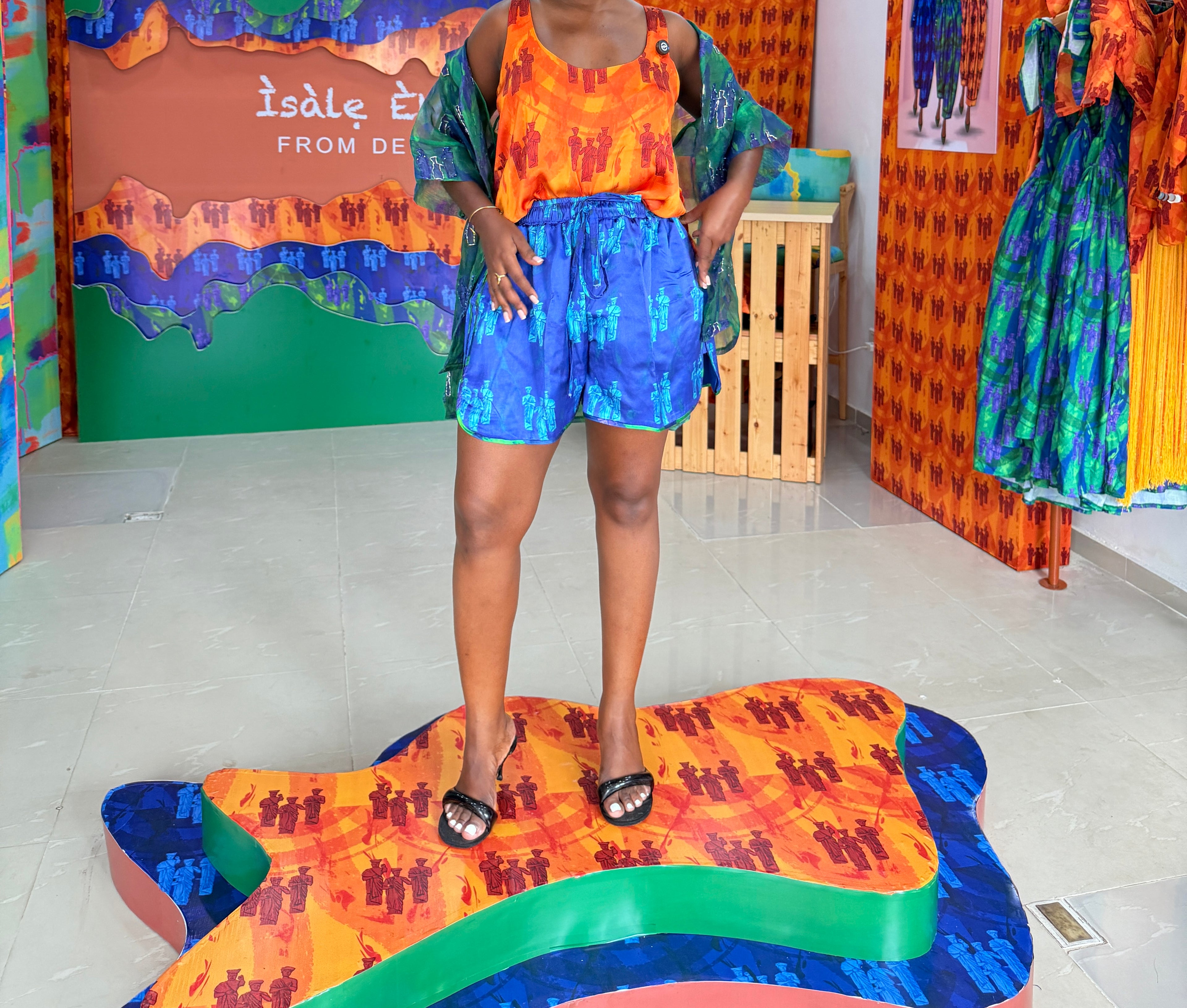 Silk Boxy Shorts
