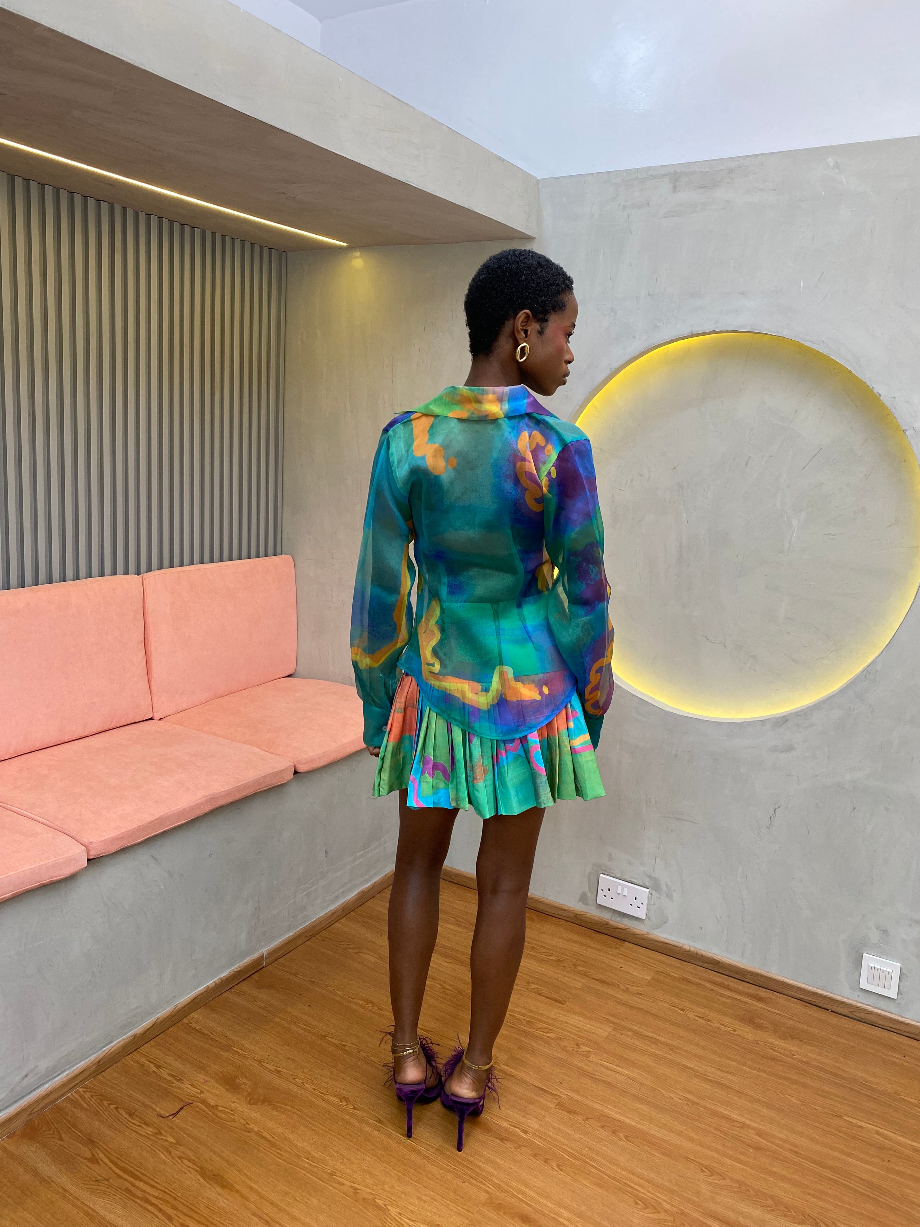 Organza Fitted Shirt