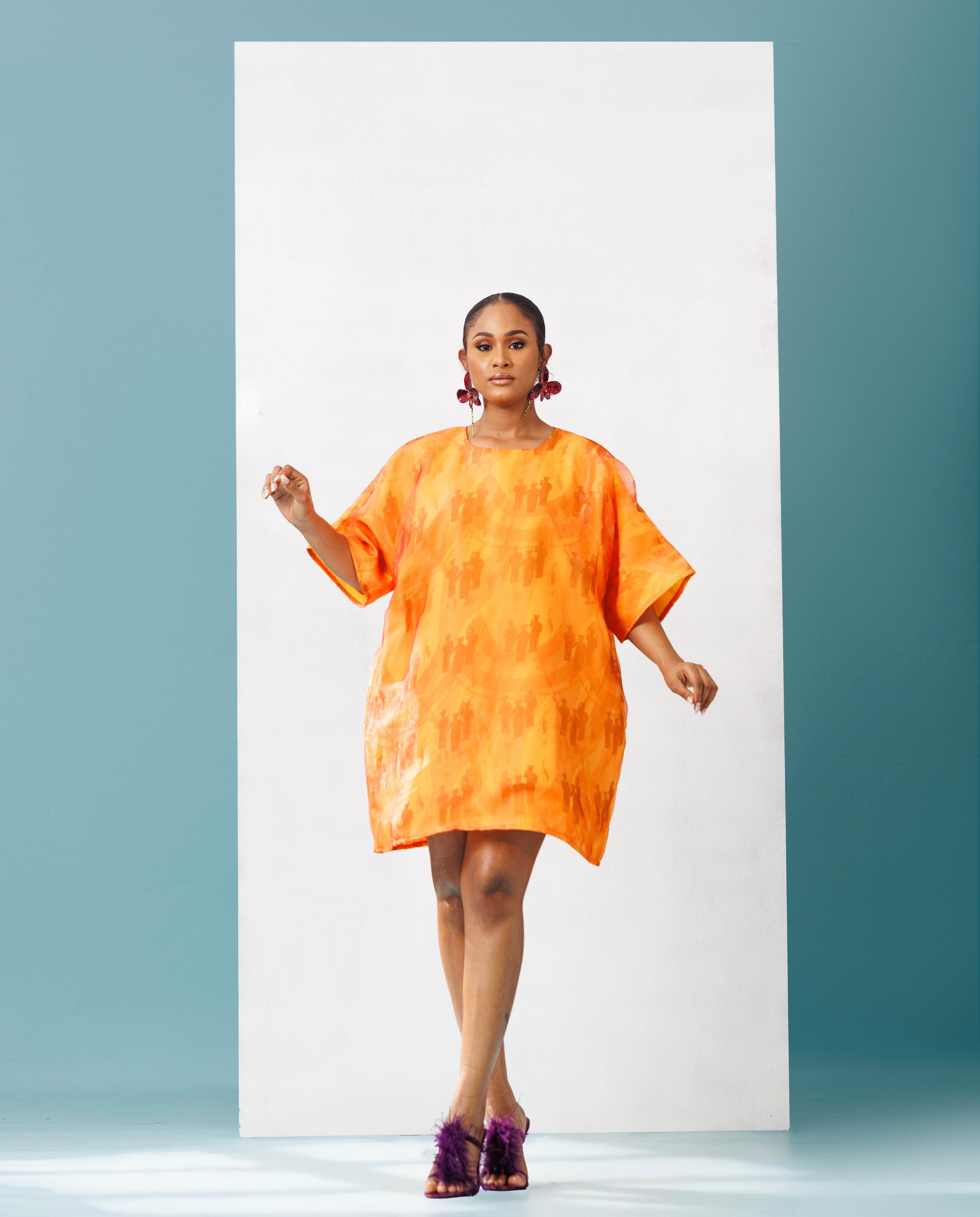 Organza Boxy Dress