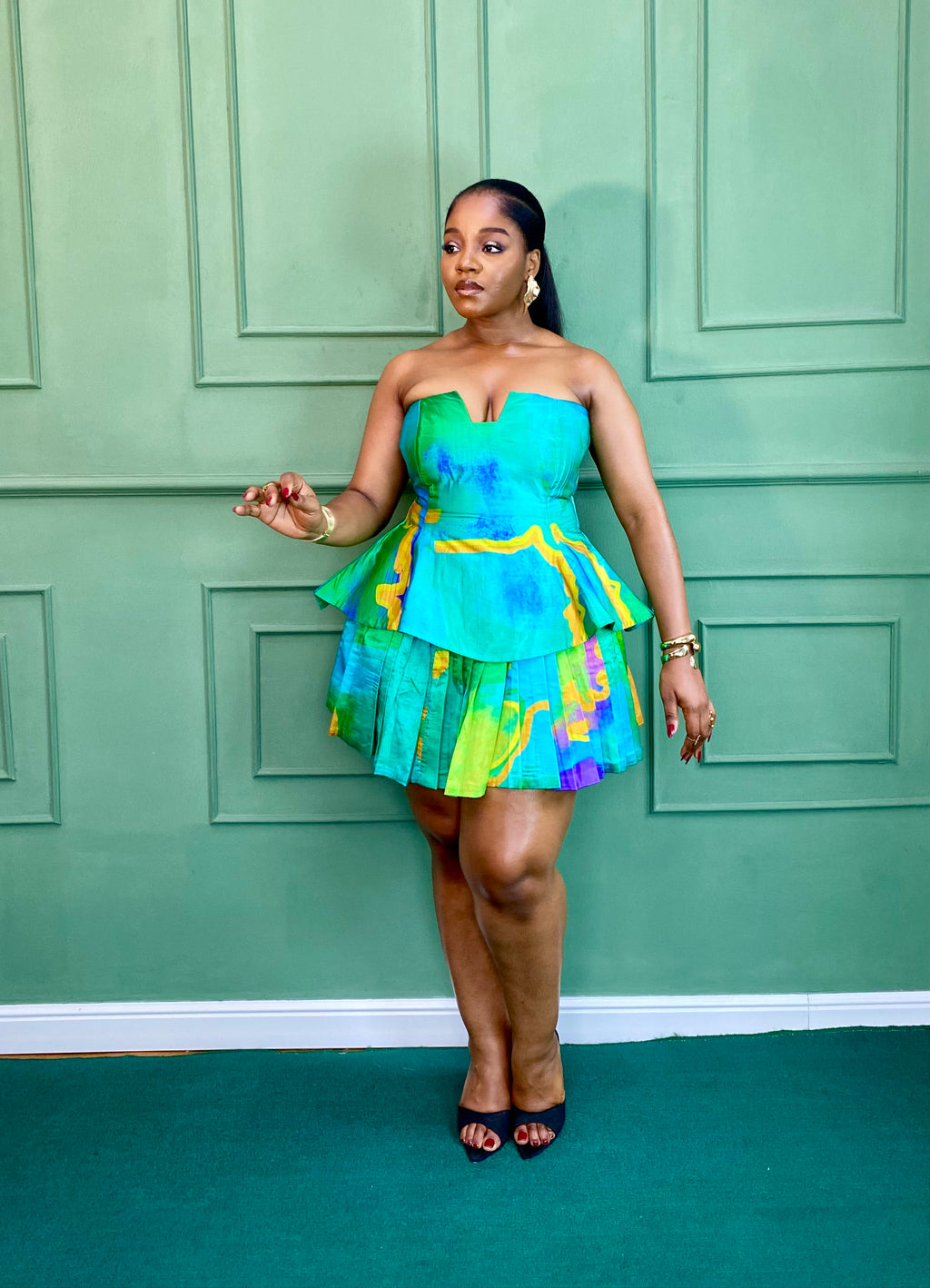 Lolu Printed Bustier