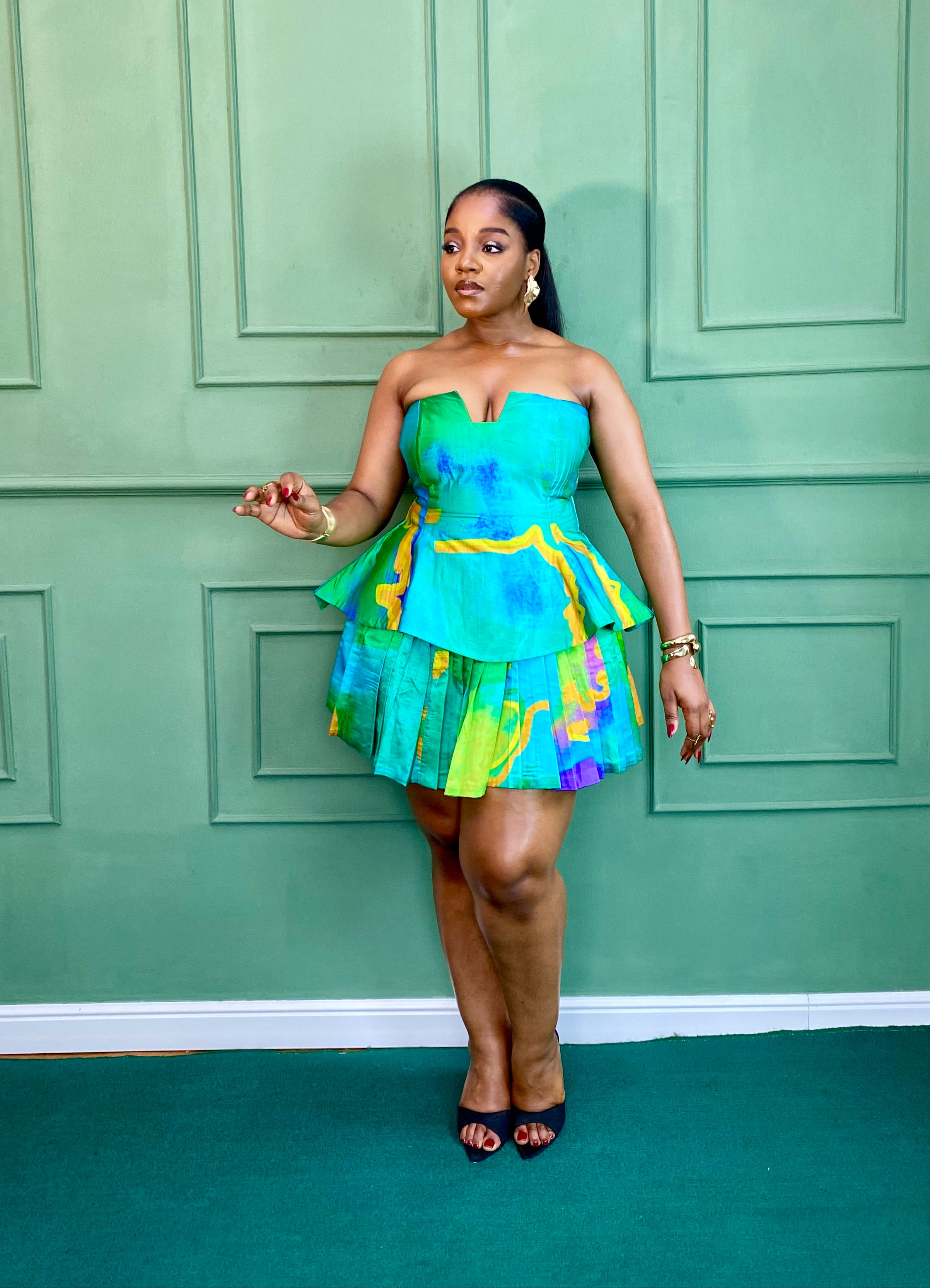 Lolu Printed Bustier