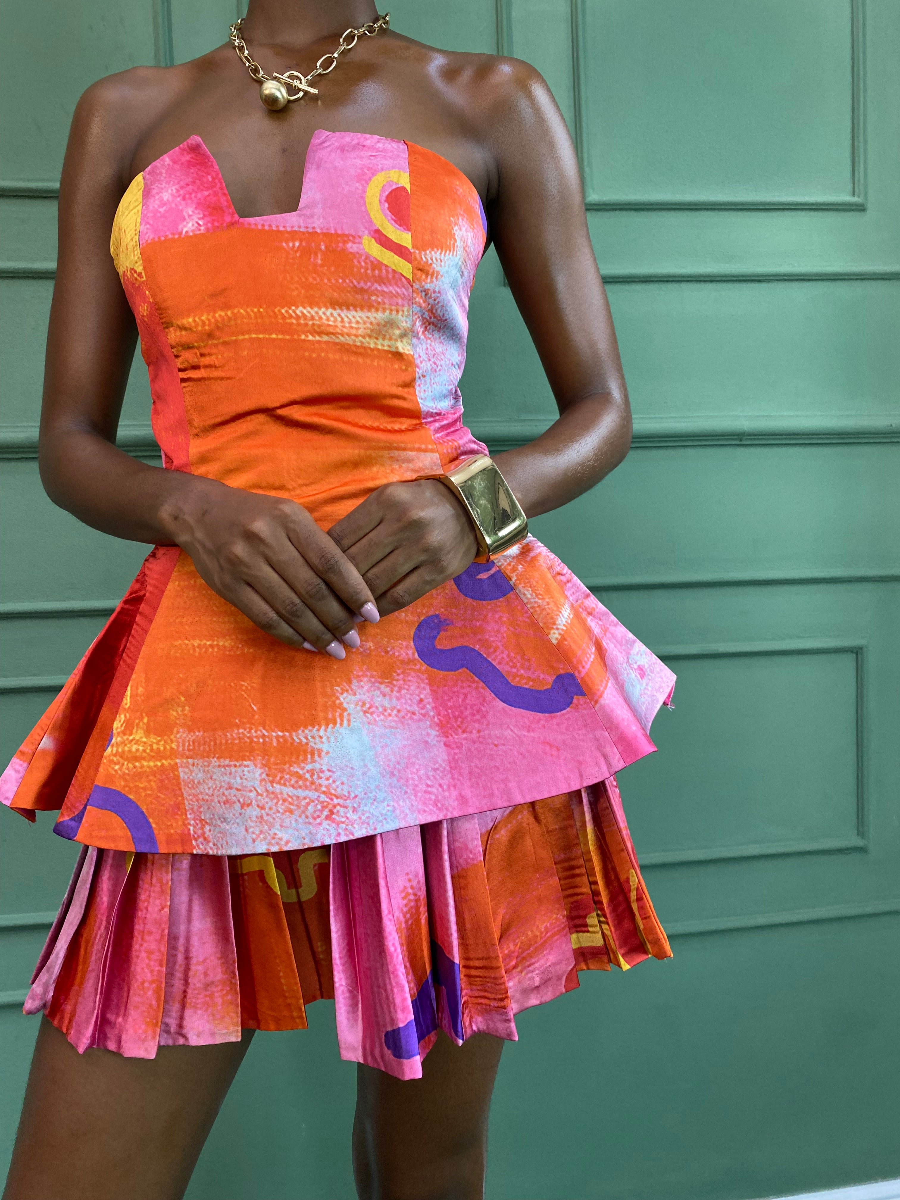 Lolu Printed Bustier