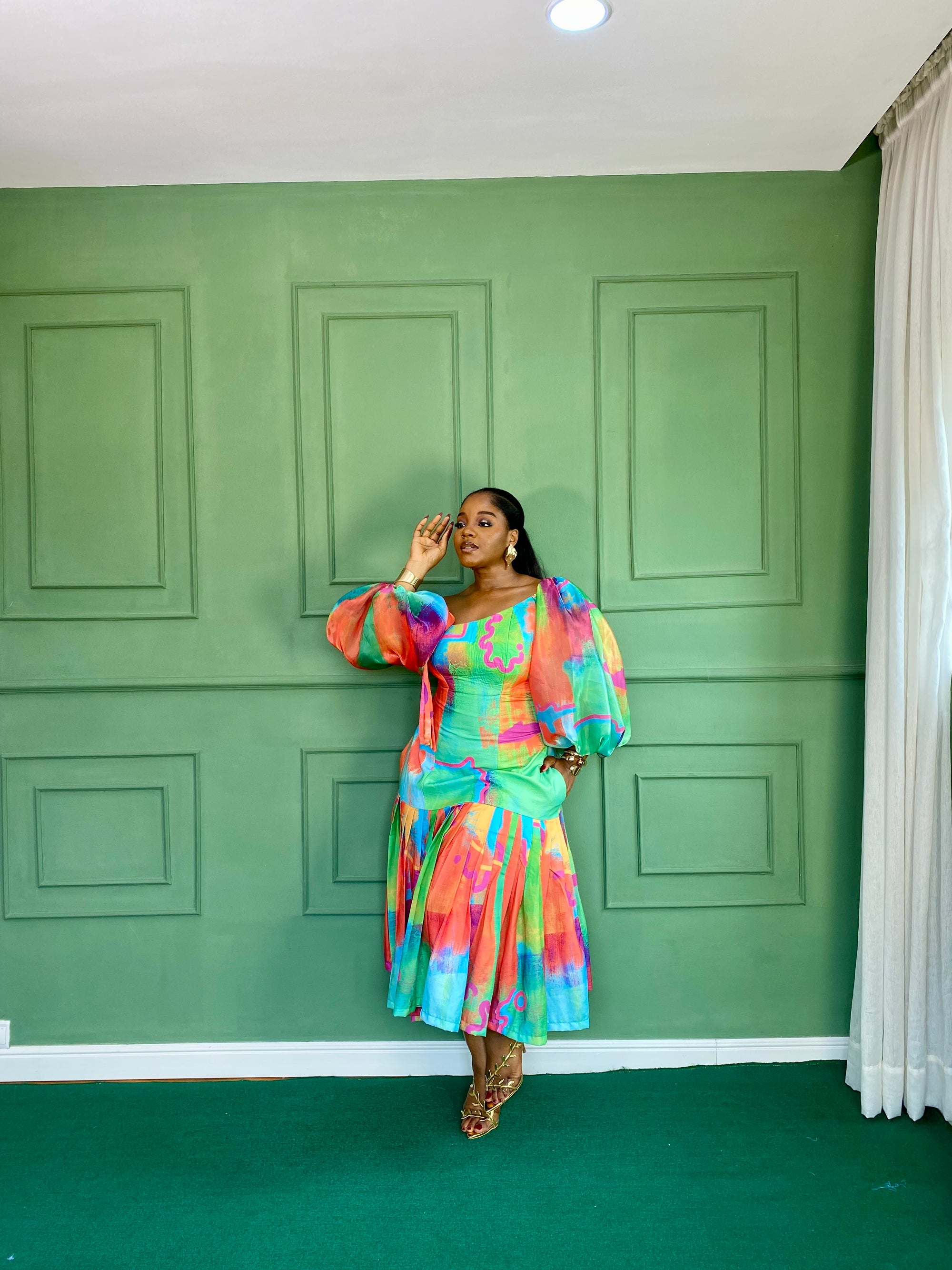 Drop Shoulder Dress