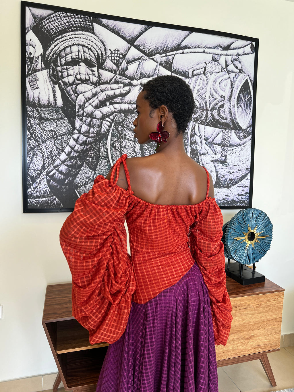 Asymmetrical dress